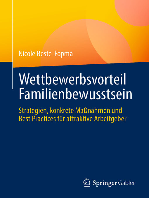 Title details for Wettbewerbsvorteil Familienbewusstsein by Nicole Beste-Fopma - Available